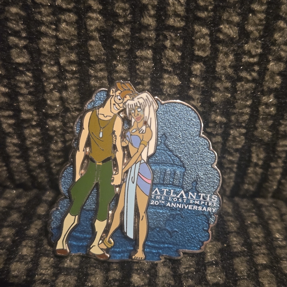 Disney Atlantis Silver Enamel Pin